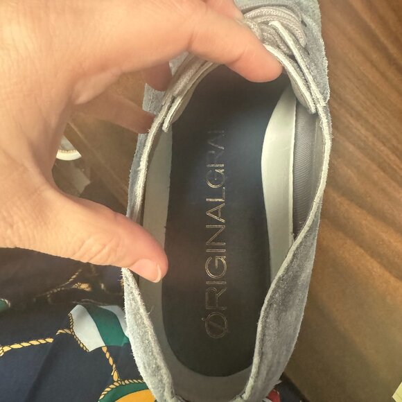 Cole Haan Original Grand Mens Gray Suede Oxfords Shoes 11.5 - Picture 2 of 6